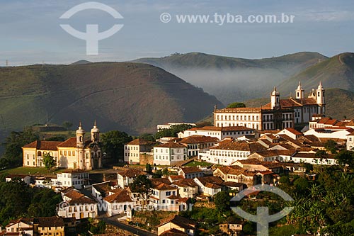  Subject: Aerial view of Ouro Preto city / Place: Ouro Preto city - Minas Gerais state (MG) - Brazil / Date: 12/2007 