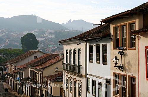  Subject: View of colonials houses / Place: Ouro Preto city - Minas Gerais state (MG) - Brazil / Date: 12/2007 