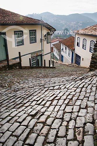  Subject: View of colonials houses / Place: Ouro Preto city - Minas Gerais state (MG) - Brazil / Date: 12/2007 