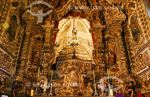  Subject: Altar-mor of Mother Church Nossa Senhora do Pilar / Place: Ouro Preto city - Minas Gerais state (MG) - Brazil / Date: 12/2007 