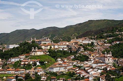  Subject: General view of Ouro Preto city / Place: Ouro Preto city - Minas Gerais state (MG) - Brazil / Date: 12/2007 