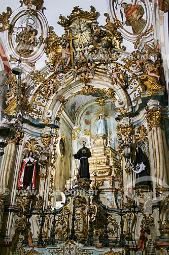  Subject: Altar-mor of Sao Francisco de Assis Church / Place: Ouro Preto city - Minas Gerais state (MG) - Brazil / Date: 12/2007 