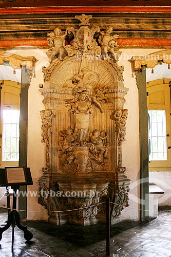  Subject: Nossa Senhora do Carmo Church - Fountain sculpted by Aleijadinho / Place: Ouro Preto city - Minas Gerais state (MG) - Brazil / Date: 12/2007 