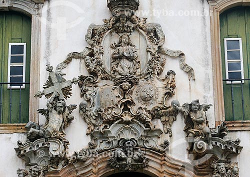  Subject: Frontispiece of Sao Francisco de Assis Church / Place: Ouro Preto city - Minas Gerais state (MG) - Brazil / Date: 12/2007 