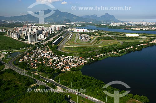  Aerial view of Nelson Piquet International Autodrome, site of the future Olympic Park  - Rio de Janeiro city - Rio de Janeiro state (RJ) - Brazil