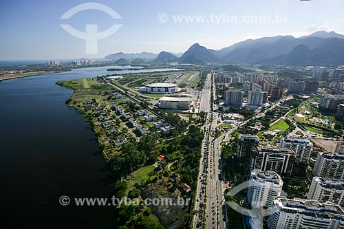  Aerial view of Nelson Piquet International Autodrome, site of the future Olympic Park  - Rio de Janeiro city - Rio de Janeiro state (RJ) - Brazil