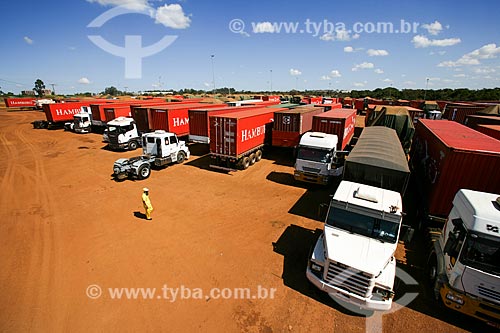  Trucks in Midwest Dry Port S/A (Porto Seco Centro-Oeste S/A)  - Anapolis city - Goias state (GO) - Brazil