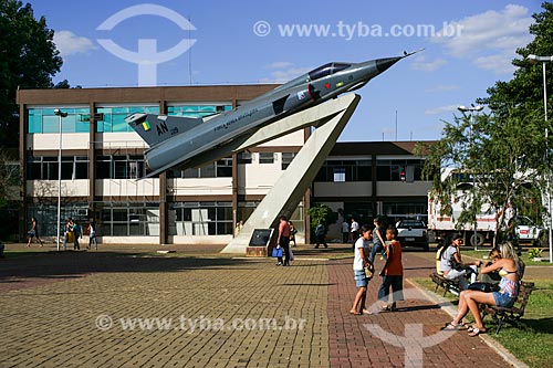  F103 Mirage Airplane on Americano do Brasil Square  - Anapolis city - Goias state (GO) - Brazil