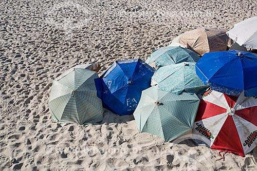  Subject: Beach tent - Ipanema Beach / Place: Ipanema neighborhood - Rio de Janeiro city - Rio de Janeiro (RJ) - Brazil / Date: 01/2014 