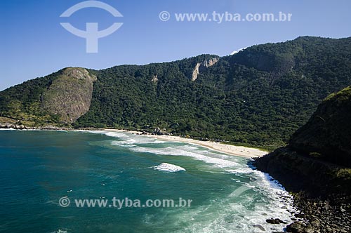  Subject: Aerial view of Prainha Beach / Place: Recreio dos Bandeirantes neighborhood - Rio de Janeiro city - Rio de Janeiro state (RJ) - Brazil / Date: 06/2009 