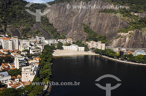  Subject: Aerial view of Urca Beach / Place: Urca neighborhood - Rio de Janeiro city - Rio de Janeiro state (RJ) - Brazil / Date: 06/2009 