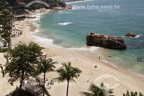  Subject: View from Sheraton Hotel to the Vidigal Beach  / Place: Vidigal neighborhood - Rio de Janeiro city - Rio de Janeiro state (RJ) - Brazil / Date: 10/2010 