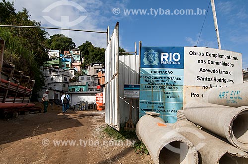  Subject: Works of City Hall in communities Lima Azevedo and Santos Rodrigues in the Querosene Hill / Place: Rio de Janeiro city - Rio de Janeiro state (RJ) - Brazil / Date: 06/2011 