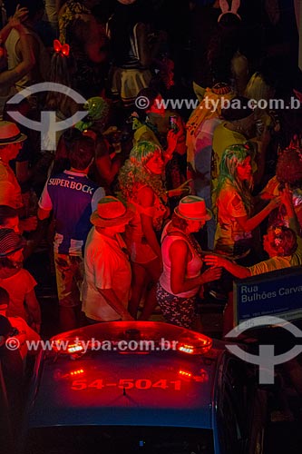  Subject: Policing in Copacabana during the Banda da Sa Ferreira carnival street troup parade - Corner of Bulhoes de Carvalho and Francisco Otaviano streets / Place: Copacabana neighborhood - Rio de Janeiro city - Rio de Janeiro state (RJ) - Brazil / 