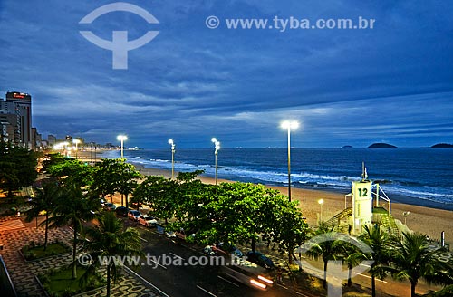  Subject: Evening - Leblon Beach - near to Post 12 / Place: Leblon neighborhood - Rio de Janeiro city - Rio de Janeiro state (RJ) - Brazil / Date: 12/2013 