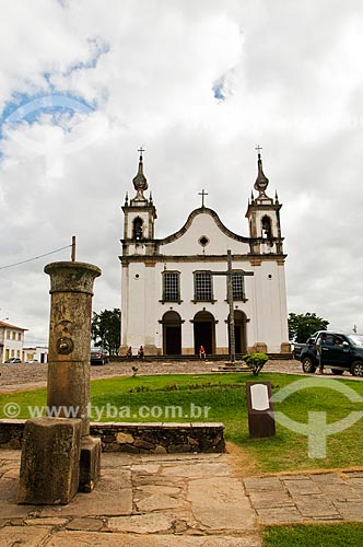  Subject: Matriz Church of Nossa Senhora da Conceicao (XVIII century) - Monsenhor Mendes Square / Place: Catas altas city - Minas Gerais state (MG) - Brazil / Date: 01/2014 