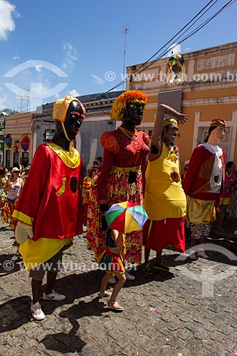 Subject: Eu acho e Pouquinho carnival street troup parade - street carnival - historical center / Place: Olinda city - Pernambuco state (PE) - Brazil / Date: 03/2014 