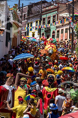  Subject: Eu acho e Pouquinho carnival street troup parade - street carnival - historical center / Place: Olinda city - Pernambuco state (PE) - Brazil / Date: 03/2014 