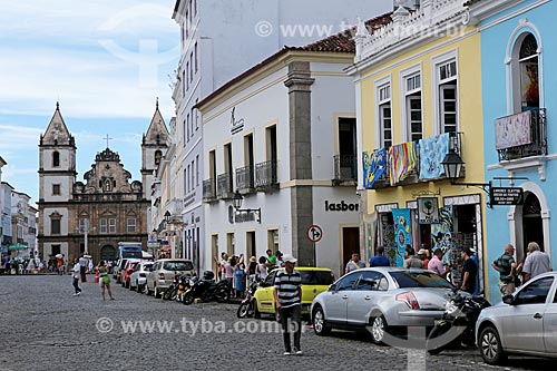  Subject: Terreiro de Jesus square - also known as 15 de Novembro Square - with Sao Francisco Church and Convent (XVIII century) in the background / Place: Salvador city - Bahia state (BA) - Brazil / Date: 02/2014 