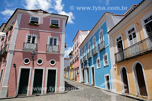  Subject: Historics houses from Pelourinho / Place: Salvador city - Bahia state (BA) - Brazil / Date: 02/2014 
