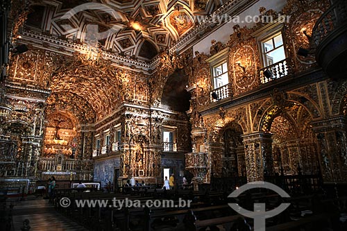  Subject: Interior of Sao Francisco Church  / Place: Salvador city - Bahia state (BA) - Brazil / Date: 02/2014 
