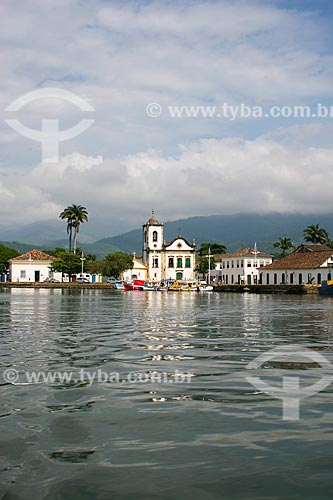  Subject: Paraty bay with the Santa Rita de Cassia Church (1722) / Place: Paraty city - Rio de Janeiro state (RJ) - Brazil / Date: 12/2007 