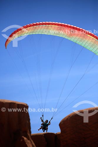 Subject: Paragliding - Canoa Quebrada / Place: Aracati city - Ceara state (CE) - Brazil / Date: 02/2014 