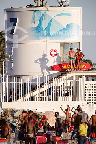  Subject: Lifeguard station - Arpoador Beach / Place: Ipanema neighborhood - Rio de Janeiro city - Rio de Janeiro state (RJ) - Brazil / Date: 02/2014 