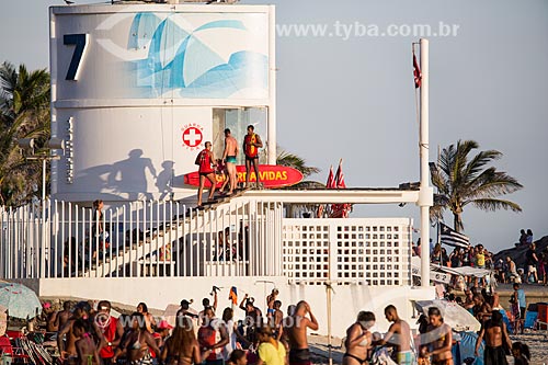  Subject: Lifeguard station - Arpoador Beach / Place: Ipanema neighborhood - Rio de Janeiro city - Rio de Janeiro state (RJ) - Brazil / Date: 02/2014 