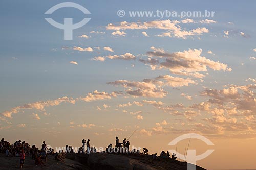  Subject: People - Arpoador Stone / Place: Ipanema neighborhood - Rio de Janeiro city - Rio de Janeiro state (RJ) - Brazil / Date: 02/2014 