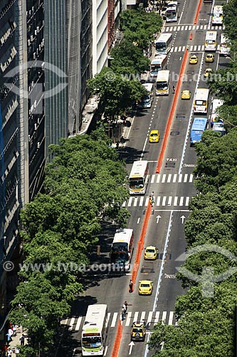  Subject: Traffic on Rio Branco Avenue / Place: City center neighborhood - Rio de Janeiro city - Rio de Janeiro state (RJ) - Brazil / Date: 03/2014 