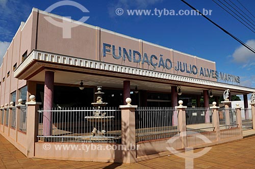  Subject: facade of Julio Alves Martins Foundation / Place: Chapadao do Sul city - Mato Grosso do Sul state (MS) - Brazil / Date: 02/2014 