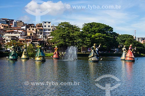  Subject: Sculpture representing 8 Orishas - Tororo Dike / Place: Salvador city - Bahia state (BA) - Brazil / Date: 12/2011 