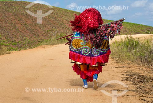  Subject: Spear caboclo of Rural Maracatu - also known as Baque Solto Maracatu / Place: Nazare da Mata  city - Pernambuco state (PE) - Brazil / Date: 02/2013 