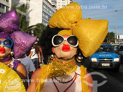  Revelers of Banda de Ipanema carnival street troup  - Rio de Janeiro city - Rio de Janeiro state (RJ) - Brazil
