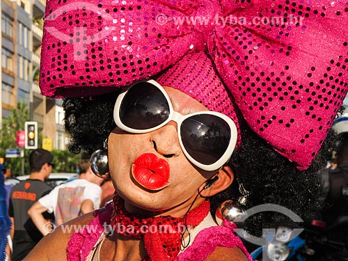  Reveler of Banda de Ipanema carnival street troup  - Rio de Janeiro city - Rio de Janeiro state (RJ) - Brazil