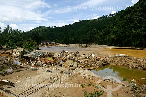  Landslides - Cuiaba Valley - area where once stood dozens of homes  - Petropolis city - Rio de Janeiro state (RJ) - Brazil