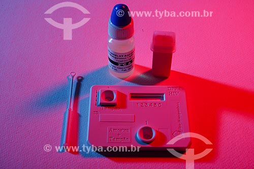  HIV test kit produced by Biomanguinhos  - Rio de Janeiro city - Rio de Janeiro state (RJ) - Brazil