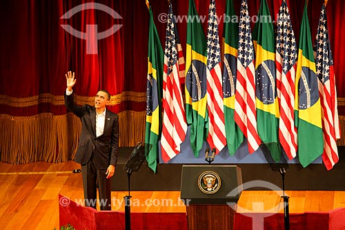  Speech of Barack Obama - Municipal Theater of Rio de Janeiro  - Rio de Janeiro city - Rio de Janeiro state (RJ) - Brazil