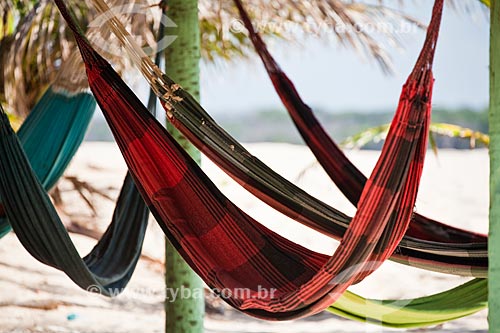  Subject: Nets on the banks of Preguiças River / Place: Barreirinhas city - Maranhao state (MA) - Brazil / Date: 06/2013 