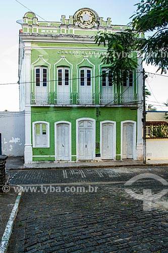  Subject: Old colonial house - Historic center of Camamu, house of the City Council / Place: Camamu city - Bahia state (BA) - Brazil / Date: 02/2014 