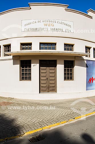  Subject: Former headquarters of WEG company, where now is WEG Museum / Place: Jaragua do Sul city - Santa Catarina state (SC) - Brazil / Date: 03/2014 