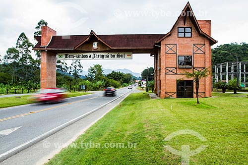  Subject: City Gateway / Place: Jaragua do Sul city - Santa Catarina state (SC) - Brazil / Date: 03/2014 