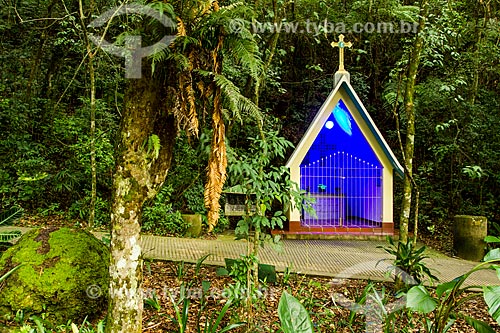  Subject: Chapel in honor of Brother Zeno Wallbroehl - Ecological Park of Nossa Senhora de Angelina Sanctuary / Place: Angelina city - Santa Catarina state (SC) - Brazil / Date: 04/2014 
