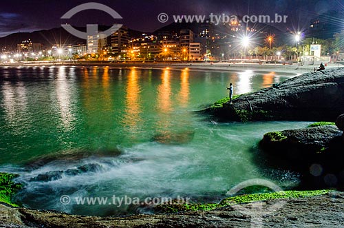  Subject: Arpoador Stone with the Ipanema beach in the background / Place: Ipanema neighborhood - Rio de Janeiro city - Rio de Janeiro state (RJ) - Brazil / Date: 03/2014 