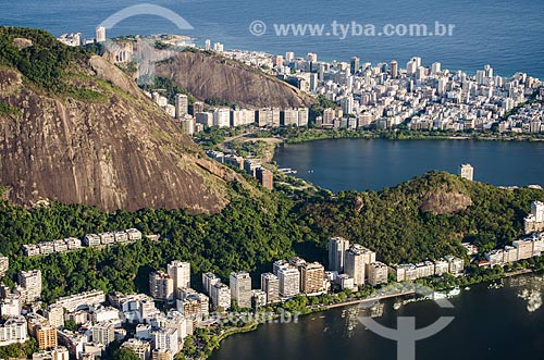  Subject: Rodrigo de Freitas Lagoon with the neighborhoods of Lagoon and Ipanema in the background / Place: Lagoa - Rio de Janeiro city - Rio de Janeiro state (RJ) - Brazil / Date: 03/2014 