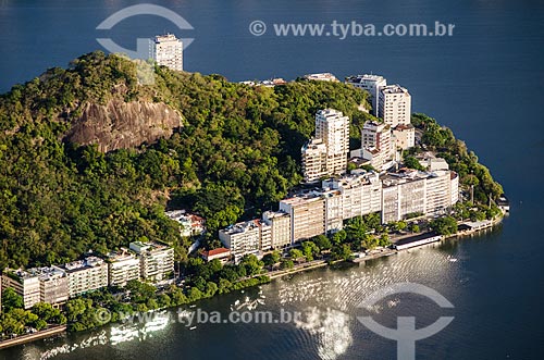  Subject: View of the Rodrigo de Freitas Lagoon from the Christ the Redeemer Mirante / Place: Lagoa neighborhood - Rio de Janeiro city - Rio de Janeiro state (RJ) - Brazil / Date: 03/2014 