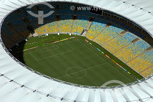  Subject: Aerial photo of Journalist Mario Filho Stadium (1950) - also known as Maracana / Place: Maracana neighborhood - Rio de Janeiro city - Rio de Janeiro state (RJ) - Brazil / Date: 02/2014 