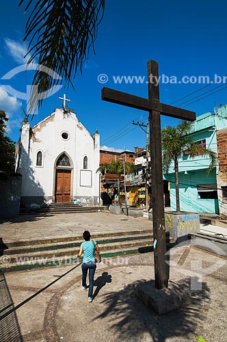  Subject: View of Nossa Senhora da Penha Church / Place: Gamboa neighborhood - Rio de Janeiro city - Rio de Janeiro state (RJ) - Brazil / Date: 11/2011 