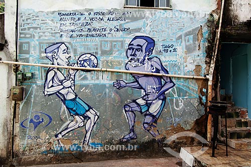  Subject: Graffiti - Providencia Hill / Place: Gamboa neighborhood - Rio de Janeiro city - Rio de Janeiro state (RJ) - Brazil / Date: 11/2011 